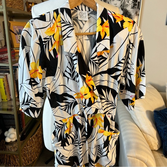 Vintage 80’s Byer Too! Floral Dress - Picture 8 of 10